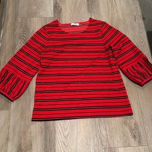 Calvin Klein striped size M blouse
